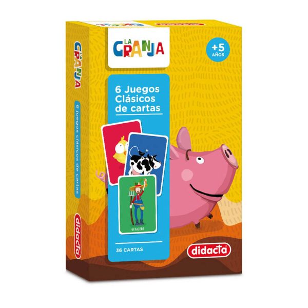 6 JUEGOS CLÁSICOS DE CARTAS - LA GRANJA