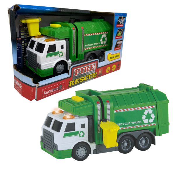 CAMION RECOLECTOR DE RESIDUOS CON LUZ Y SONIDO