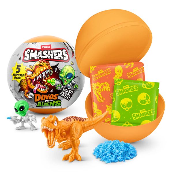 SMASHERS CAPSULA DINO vs ALIENS