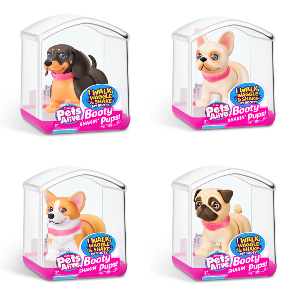 PETS ALIVE - PEQUEÑAS MASCOTAS COLECCIONABLES QUE CAMINAN Y MUEVEN LA COLA