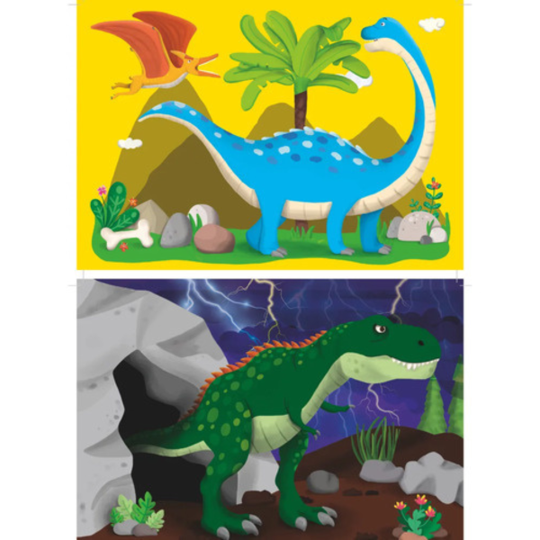 Alternative view of PUZZLE DINOSAURIOS 2 x 48 PIEZAS