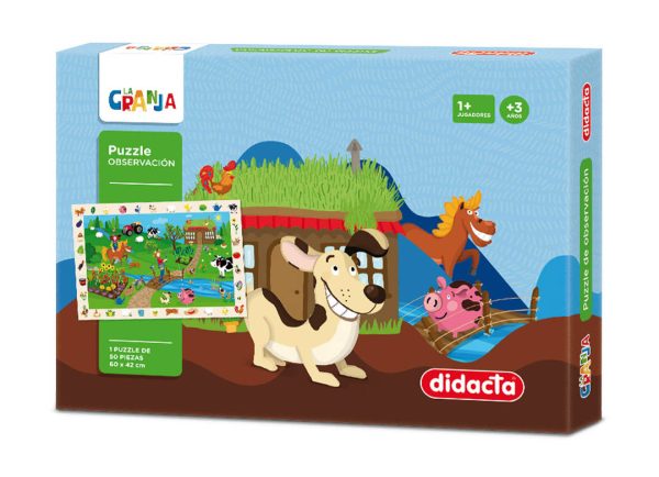 PUZZLE OBSERVACION LA GRANJA 50 PIEZAS
