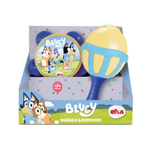 MARACA Y PANDERETA BLUEY