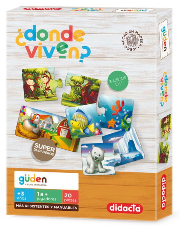 DONDE VIVEN ? EN MADERA