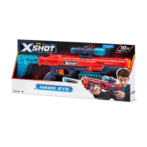 X-SHOT EXCEL HAWK EYE c/ 16 DARDOS