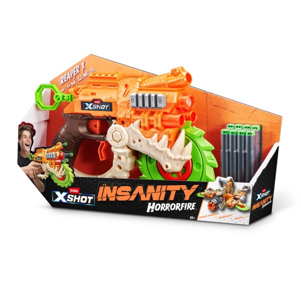 Alternative view of X-SHOT INSANITY HORRORFIRE
  REAPER CON 8 DARDOS