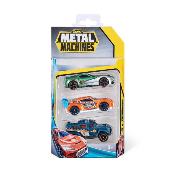Alternative view of METAL MACHINES VEHICULO DIECAST PACK x 3