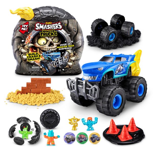 SMASHERS - MONSTER TRUCK WHEELS + 25 SORPRESAS
