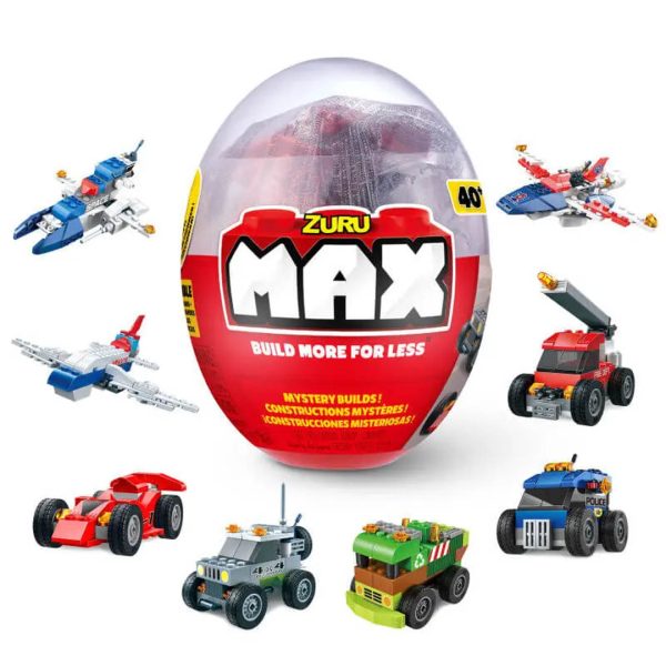 MAX - CAPSULA + 40 PIEZAS DE CONSTRUCCION (16 x exhibidor)