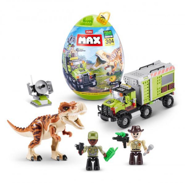 MAX - DINO ADVENTURE MEGA HUEVO 310 PIEZAS