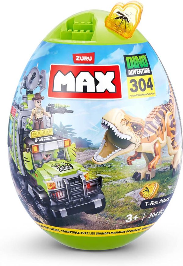 Alternative view of MAX - DINO ADVENTURE MEGA HUEVO 310 PIEZAS