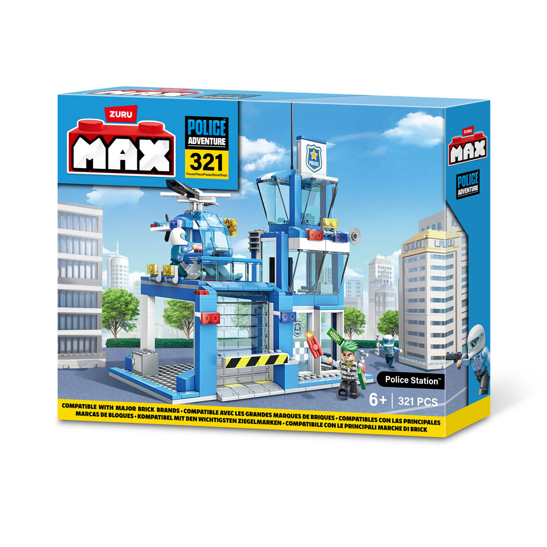 MAX - CITY SET ESTACIÓN DE POLICÍA 321 PIEZAS