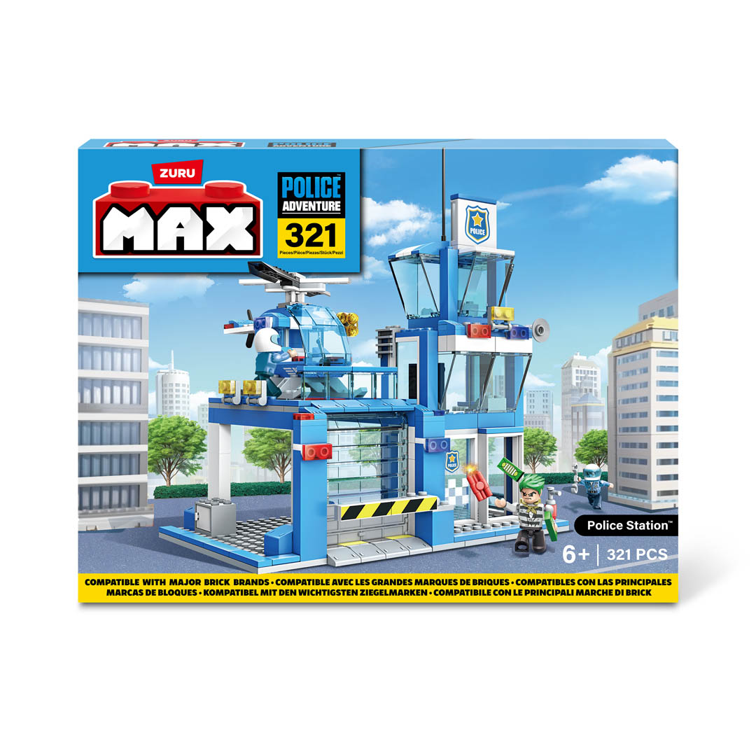 MAX - CITY SET ESTACIÓN DE POLICÍA 321 PIEZAS - Imagen 3