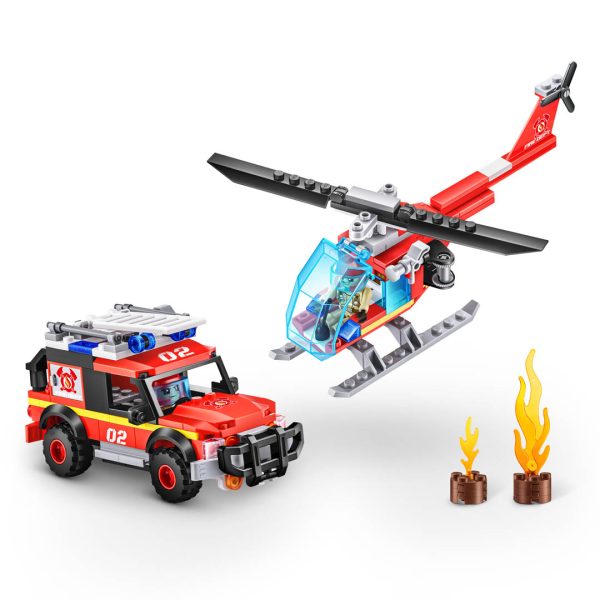 MAX - CITY SET ESTACIÓN DE BOMBEROS 265 PIEZAS - Imagen 3
