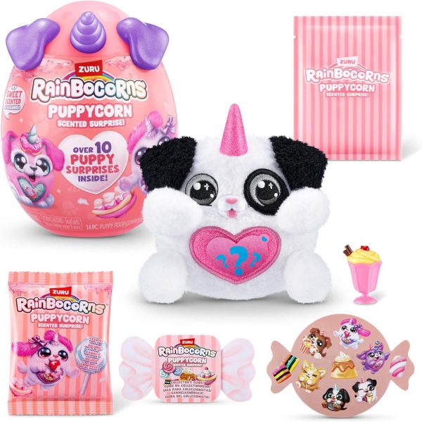 RAINBOCORNS MASCOTA CON AROMA 10 SORPRESAS