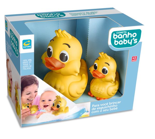 MAMA PATO Y BEBE PARA BAÑO