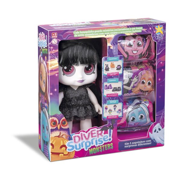 DIVER SURPRISE - MONSTERS FASHION CON SORPRESA (4 modelos)