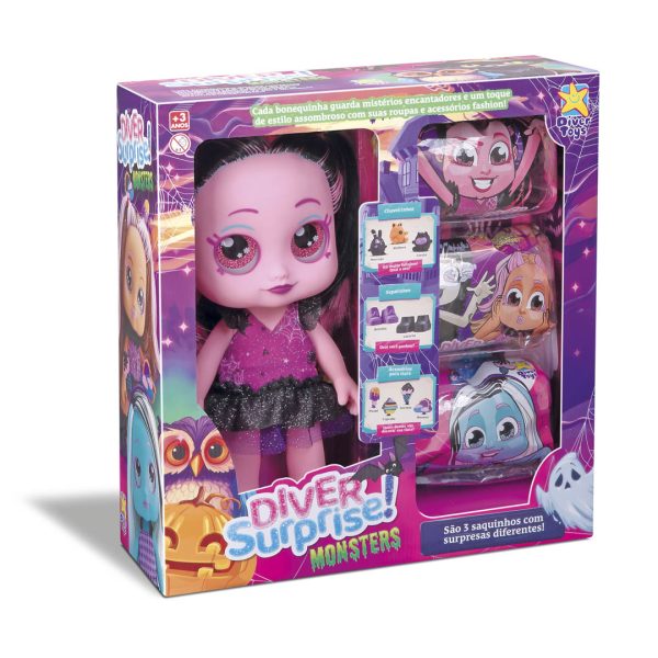 Alternative view of DIVER SURPRISE - MONSTERS FASHION CON SORPRESA (4 modelos)