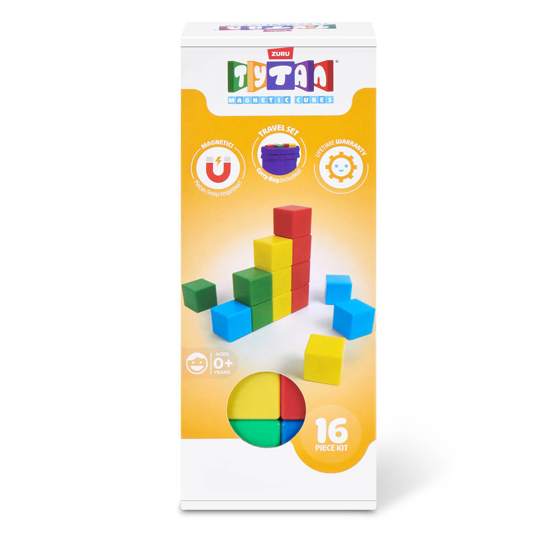 TYTAN - SET CUBOS MAGNETICOS 16 PIEZAS
