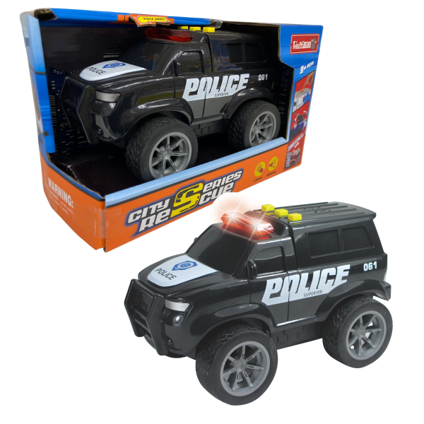 AUTO DE POLICIA CON LUZ Y SONIDO