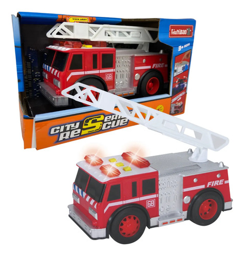 CAMIÓN DE BOMBEROS CON LUZ Y SONIDO