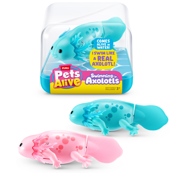 PETS ALIVE - AXOLOTE NADADOR ACTIVADO CON EL AGUA