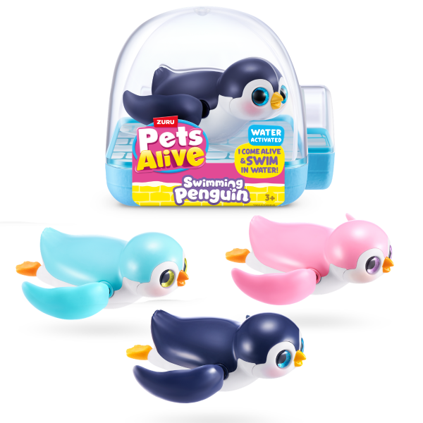 PETS ALIVE - PINGUINO NADADOR SE ACTIVA CON EL AGUA