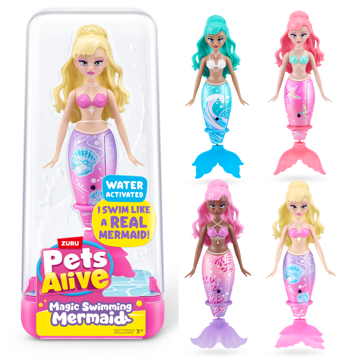 PETS ALIVE SIRENA NADADORA ACTIVADA CON EL AGUA