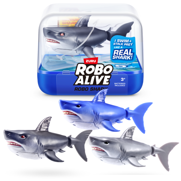 ROBO ALIVE TIBURÓN NADADOR ACTIVADO CON EL AGUA